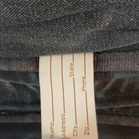 VTG 90s Lands End Square Rigger Canvas Business Laptop Messenger Bag USA Made - Picture 6 of 8